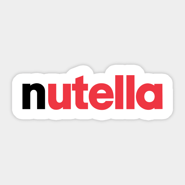 Nutella Sticker by Estudio3e